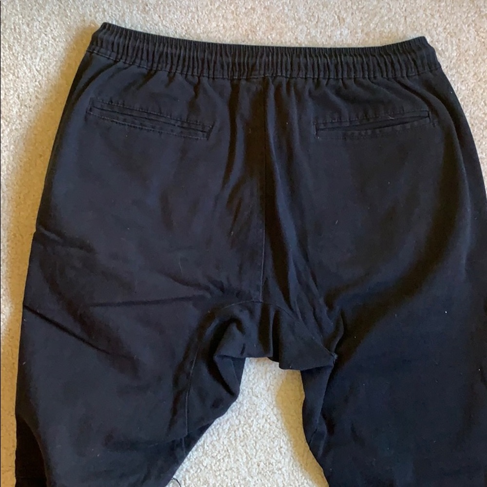 Brooklyn Cloth Black Drawstring Jogger Pants - Picture 3 of 5